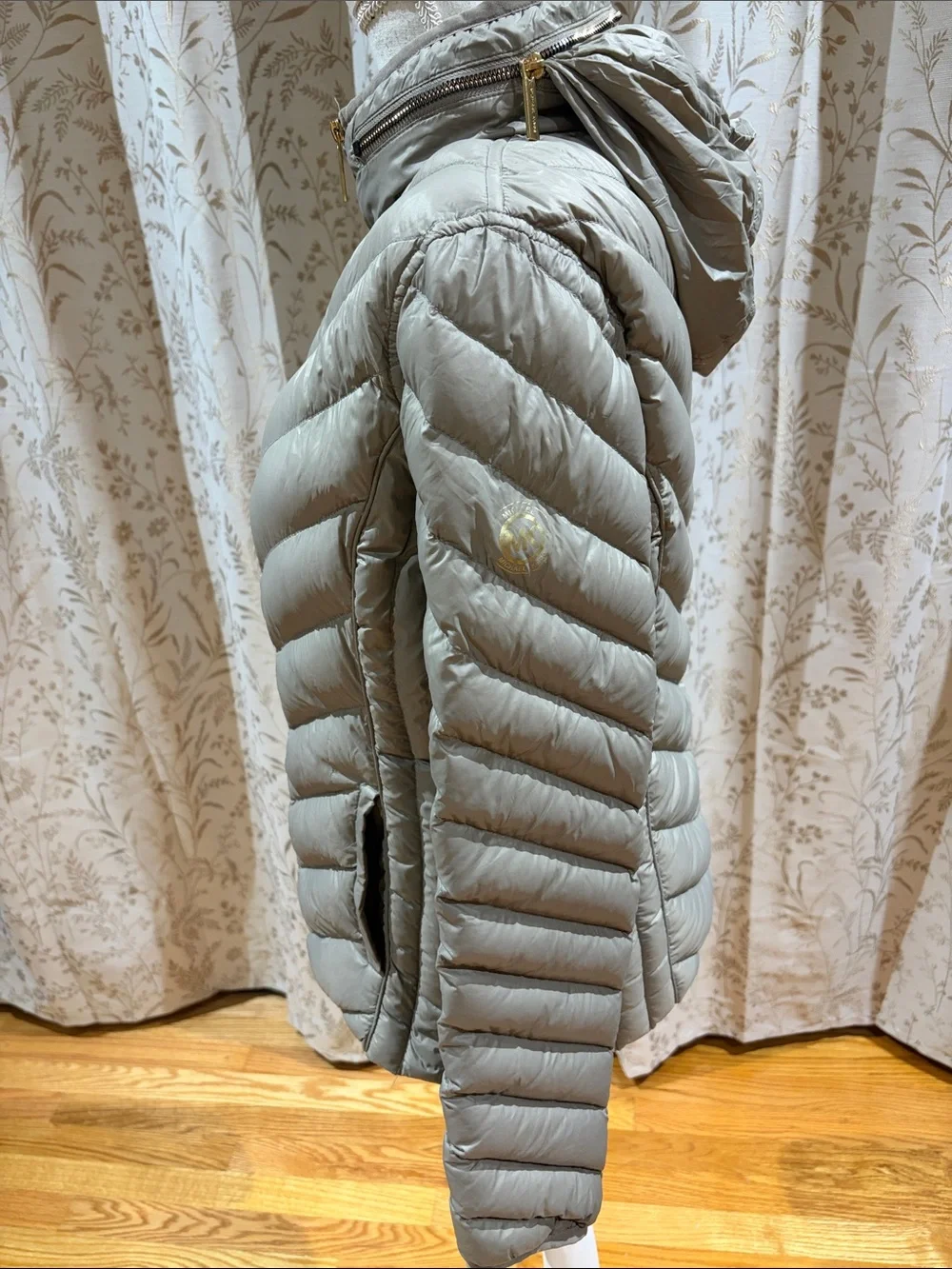 Michael Kors Women's Khaki/ Olive Quilted Packable Puffer Jacket size S/M